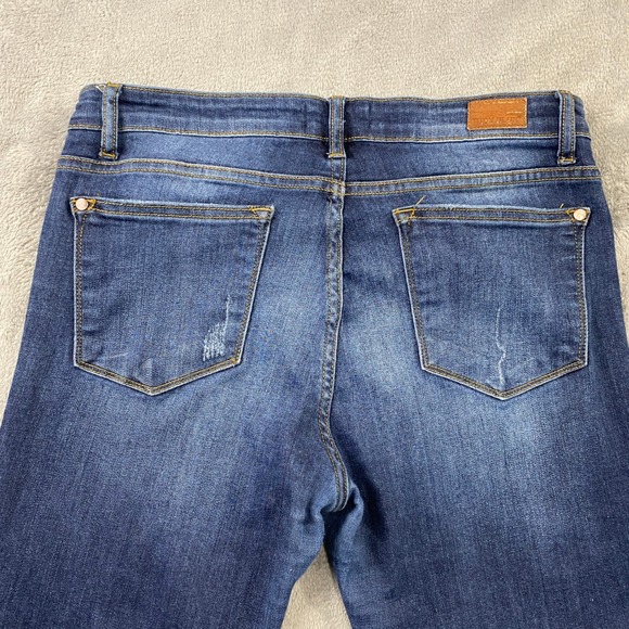 Judy Blue Relaxed Fit Dark Wash Denim Jeans JB82102DK Size 13/31 Womens - Picture 14 of 16